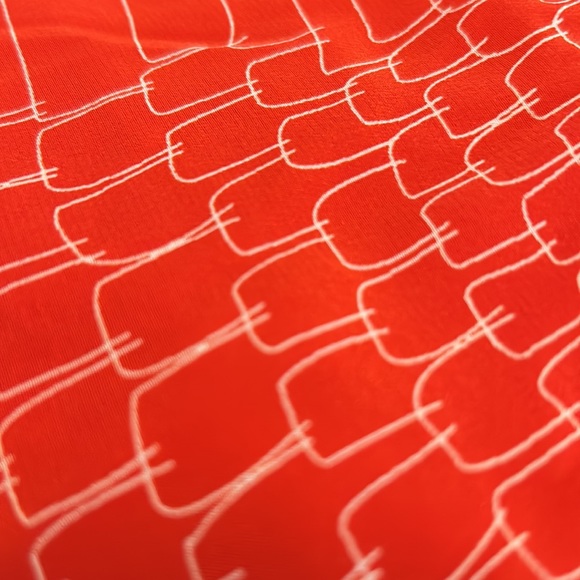 Erica Tanov Red Silk Tunic - Picture 9 of 11